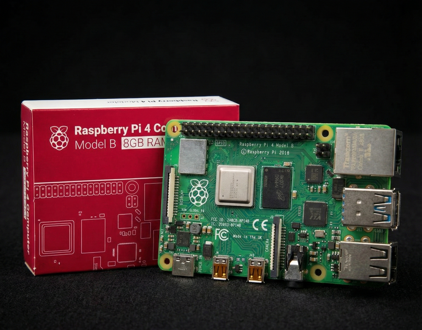 Raspberry Pi 4 Computer Model B 8GB – Ultimate Robotics & AI Controller