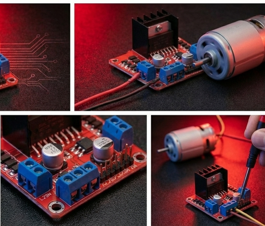 L298N Dual H-Bridge Motor Driver Module